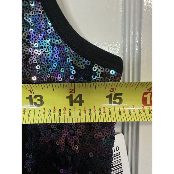 Torrid Purple Sequin Front Foxy Cami Tank Top Size Large (0) - Picture 7 of 7